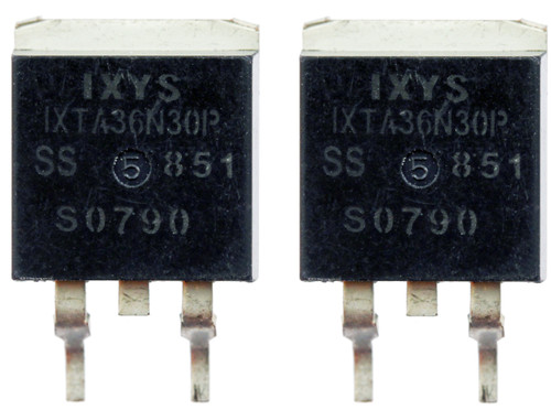 IXYS IXTA36N30P (TO-263) N-Channel Power MOSFET (pack of 2)