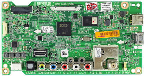 LG EBT62841576 Main Board for 47LB5900-UV.BUSWLJR