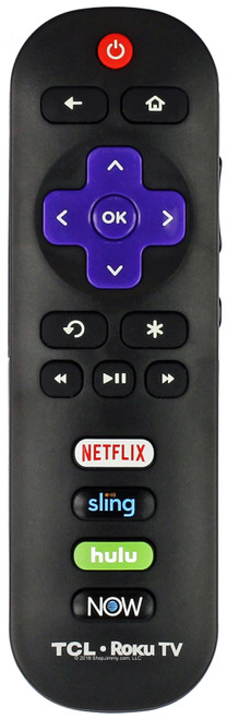 TCL RC280 Roku Remote Control w/ Netflix Sling Hulu NOW--New