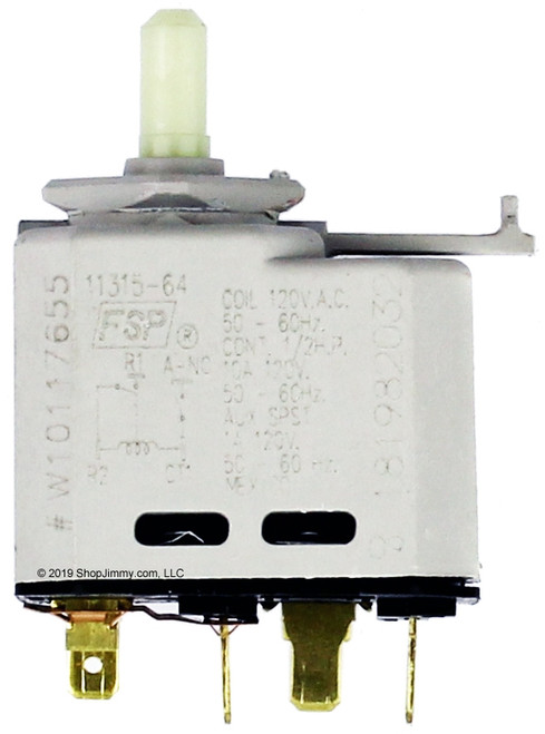 Whirlpool Maytag Crosley Dryer WPW10117655 Relay PTS Twist Mount