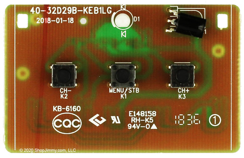 TCL 08-43D2903-FB300AA Key Controller IR Sensor Board