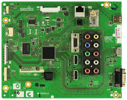 Sharp DUNTKG577WE01 Main Board for LC-60LE661U