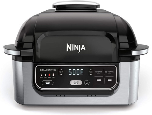 Ninja AG301 Foodi 5-in-1 Indoor Electric Grill w/ Air Fry  - Refurbished