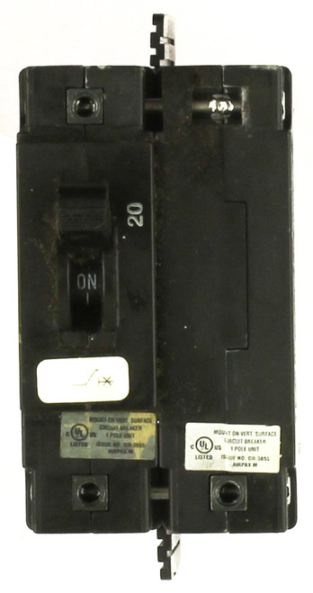 Airpax LELK11-37515-7 20A Hydraulic-Magnetic Circuit Breaker