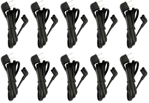 10-PACK of 2-Prong LED TV Power Cord Ver. F (Samsung 3903-001117 3903-001295)